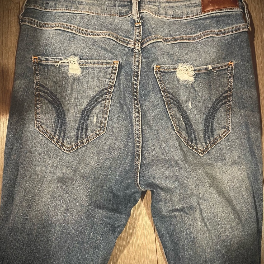 Hollister distressed Blue Jeans